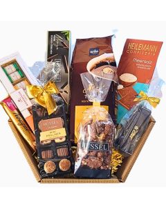 Geschenkset "Feine Auszeit" mit Kaffee und feinsten Schoko-Leckereien