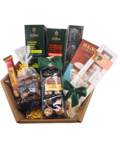 Geschenkset GENUSSMOMENT mit Tea Diamonds und edlen Schoko-Leckereien